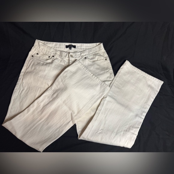 Daisy Fuentes Denim - Daisy Fuentes Cream Jeans